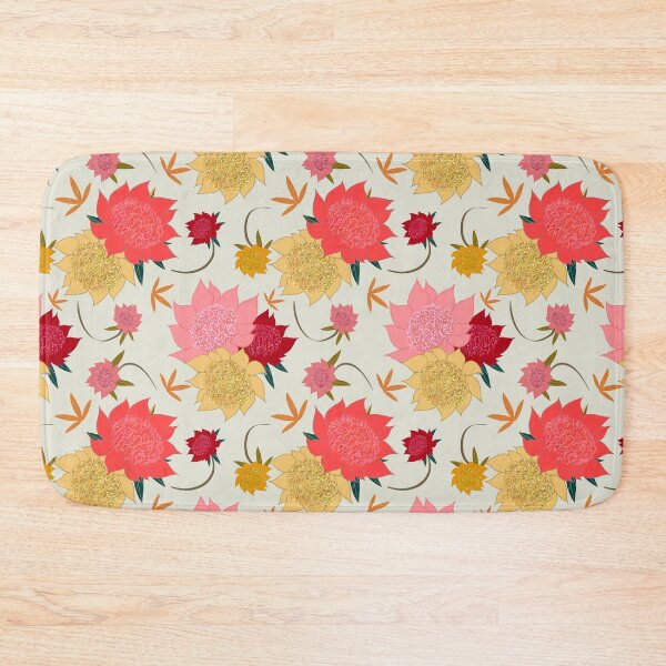 Item preview, Waltzing Waratahs Peaches & Cream designed and sold by Rubivioleta.