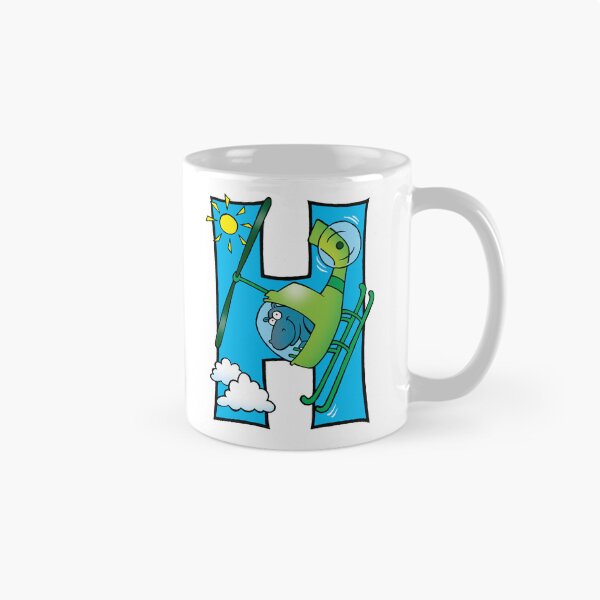Item preview, Letter H Hippopotamus in a Helicopter designed and sold by alphatoons.