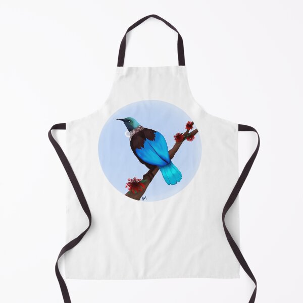 Item preview, Tui on Pohutukawa Branch designed and sold by Artist-Potato.