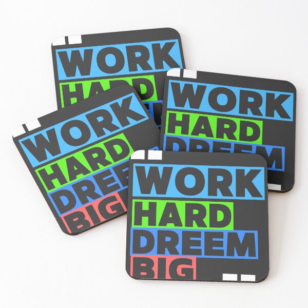 Item preview, Work Hard Dream Big - Motivational Quote designed and sold by Zeeshankhan1345.