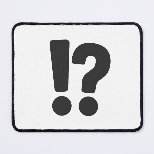 Item preview, An exclamation and a Question mark - Punctuation - Emotional State designed and sold by getmorefromlife.