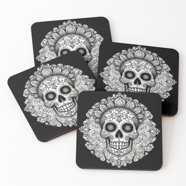 Item preview, Día De Los Muertos Skull designed and sold by UmbraDesigns.