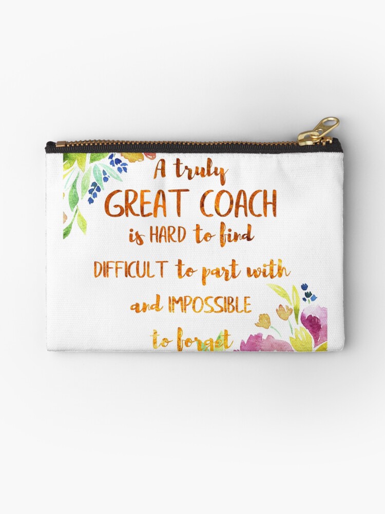A great coach is hard to find Quote / Coach gift / Watercolor / Floral / Coach appreciation A great coach is hard to find Quote / Coach gift / Watercolor / Floral / Coach appreciation