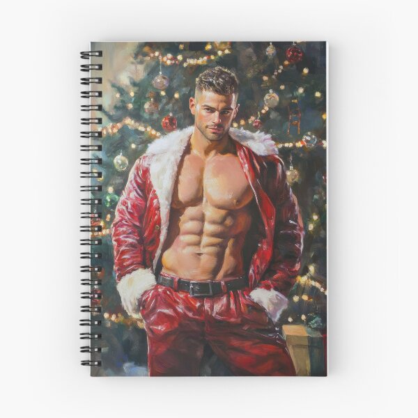 Item preview, Pintura masculina de Navidad de hombre guapo designed and sold by DiGi007.