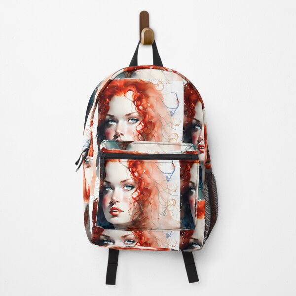 Item preview, The beauty with red hair and blue eyes designed and sold by Mido-artister.