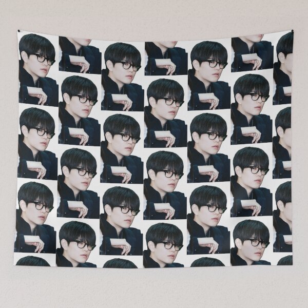 Item preview, Seungmin Glasses - Stray Kids Sticker designed and sold by yamiletb141.
