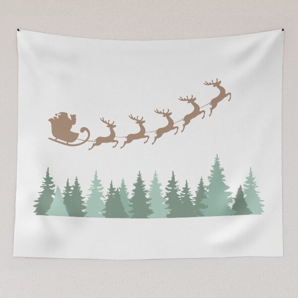 Item preview, Santa Claus and Rendeer designed and sold by MagnoliaLake.