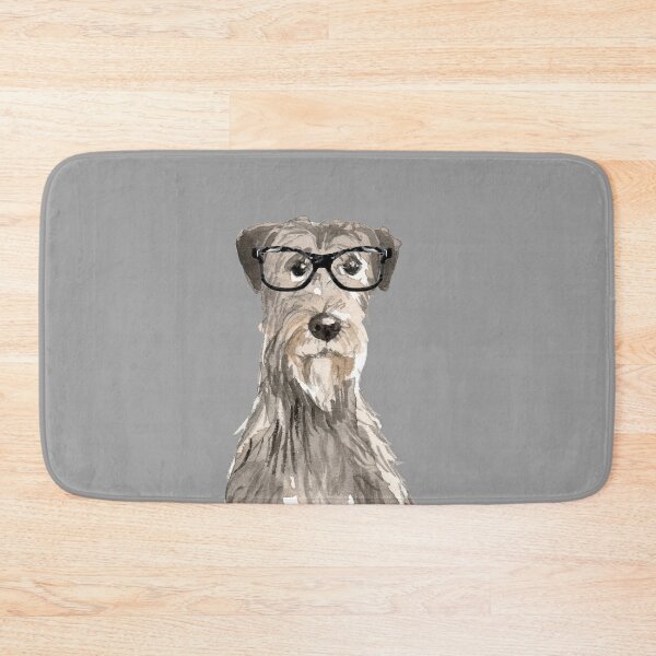 Item preview, Irish Wolfhound with glasses  designed and sold by beastieboutique.