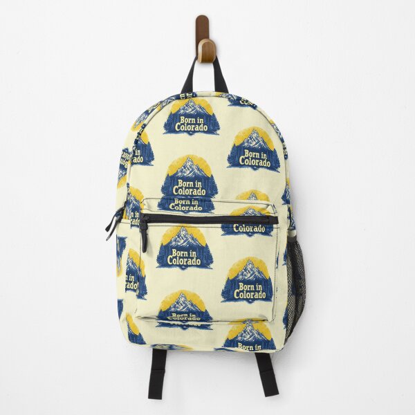 Item preview, Born in Colorado Blue and Yellow designed and sold by OriginalBeerCat.