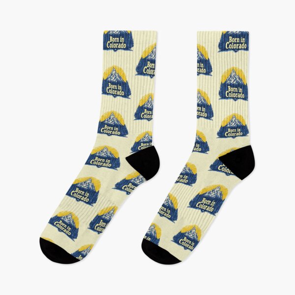 Item preview, Born in Colorado Blue and Yellow designed and sold by OriginalBeerCat.