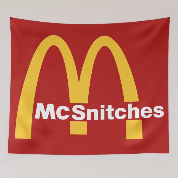 Item preview, McSnitches Logo Parody designed and sold by ThomasKadmon.