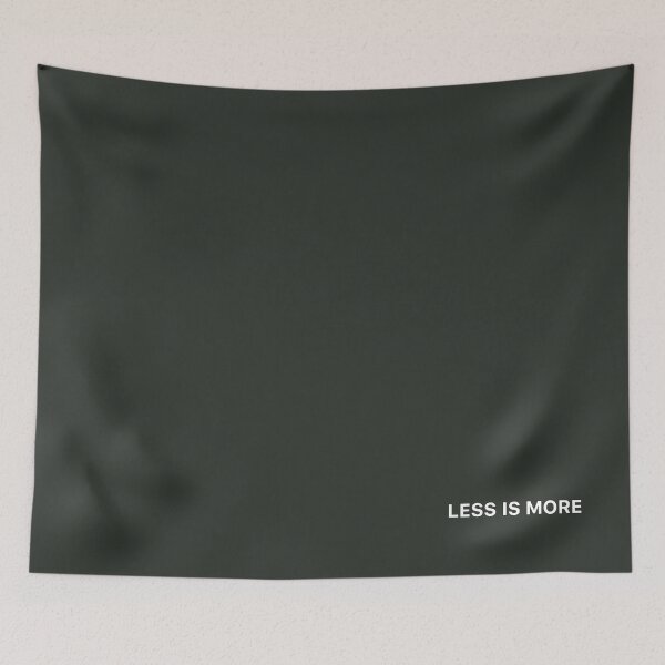 Item preview, “Less Is More” Minimalist T-Shirt Design designed and sold by CreationbyNiki.