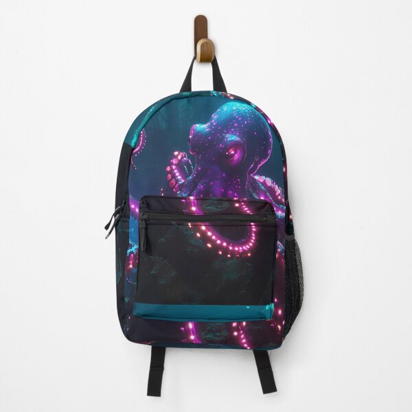 Item preview, Glowing Neon Octopus in Deep Sea Fantasy designed and sold by PixelReverb.