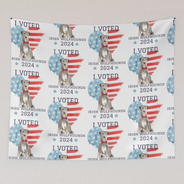 Item preview, Irish Wolfhound Election 2024 designed and sold by beastieboutique.