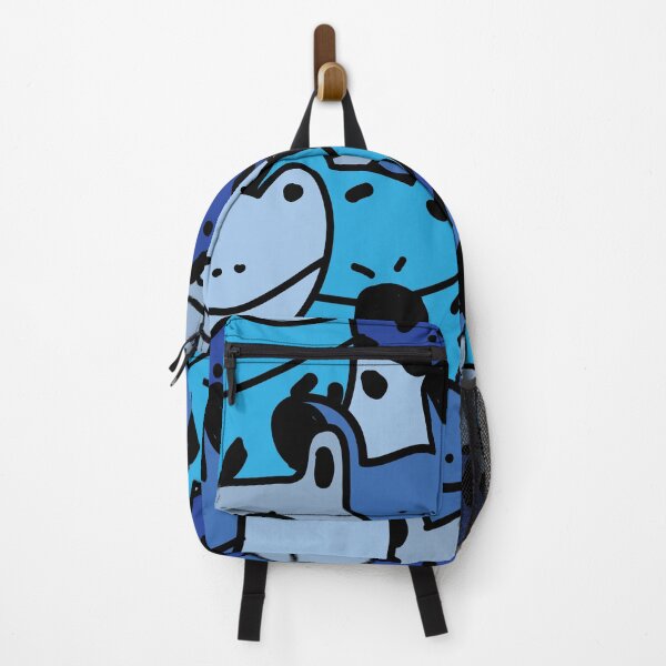 Item preview, Cute blue poison dart frog pattern designed and sold by fluffyfamcraft.