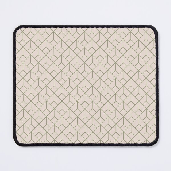 Item preview, Art Deco Pattern 12 - Camouflage Green on White designed and sold by elektronen.