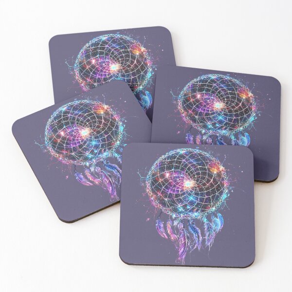 Item preview, Galaxy Dreamcatcher with Vibrant Cosmic Feathers designed and sold by PixelReverb.