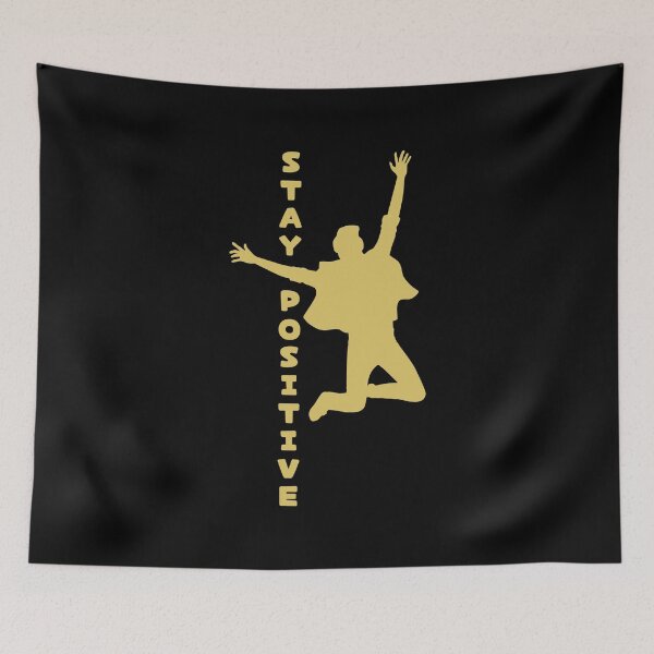 Item preview, Stay Positive, Gold designed and sold by UNK-Fatigues.
