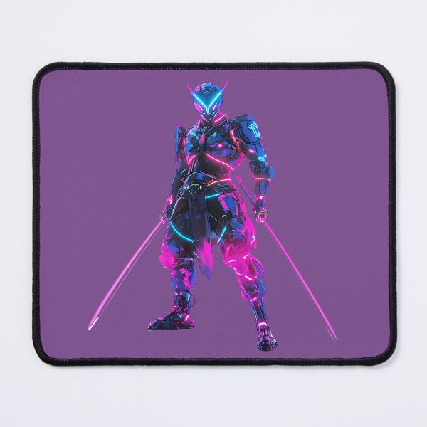 Item preview, Futuristic Ninja Samurai with Dual Swords designed and sold by PixelReverb.