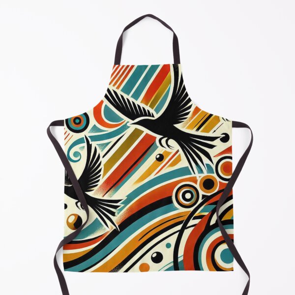 Item preview, abstract art flying birds Silhouette designed and sold by ZulryLifestyles.