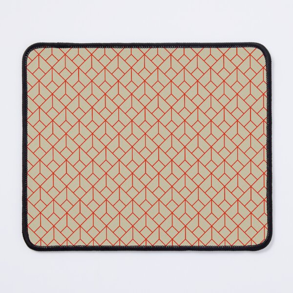 Item preview, Art Deco Pattern 12 - Dali's Red on Off-White designed and sold by elektronen.