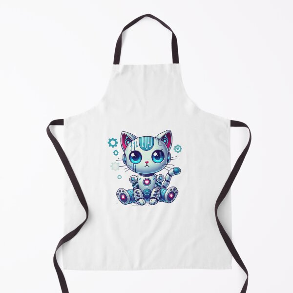 Item preview, Cute AI robot kitty designed and sold by nicnacc.