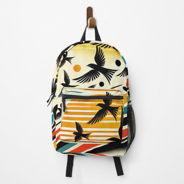 Item preview, abstract art flying birds Silhouette designed and sold by ZulryLifestyles.