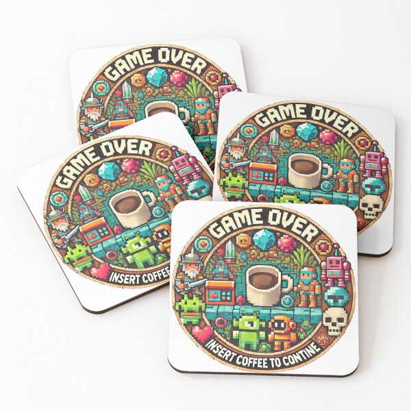 Item preview, 8-Bit Gamer’s Coffee Break Adventure designed and sold by AwarDesignsErie.