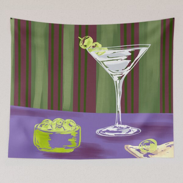 Item preview, Elegant Martini with Olives designed and sold by MaiZephyr.