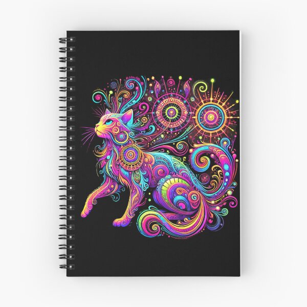Item preview, Cosmic Neon Cat designed and sold by becauseturkey.