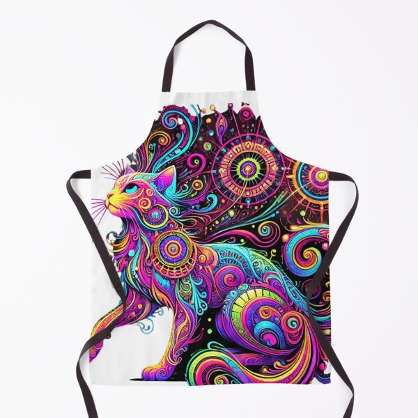 Item preview, Cosmic Neon Cat designed and sold by becauseturkey.