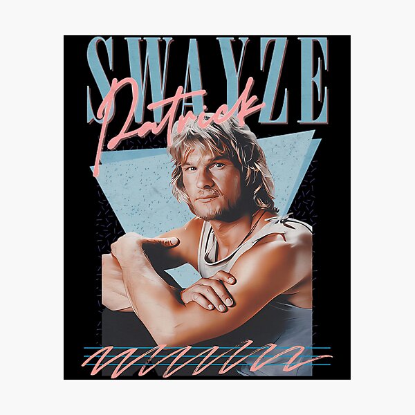 Item preview, Patri.ck Swayzes 90S Styled Retro Graphic Design designed and sold by poppyjacob.