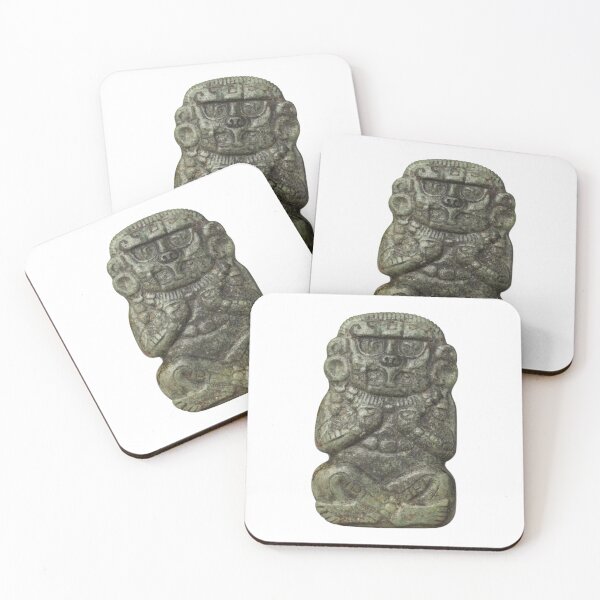 Artikelvorschau, Antike Maya-Gottheitsfigur aus Jade - Präkolumbische Skulptur entworfen und verkauft von gallofoto.
