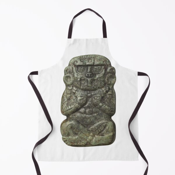 Item preview, Ancient Maya Jade Deity Figure - Pre-Columbian Sculpture designed and sold by gallofoto.
