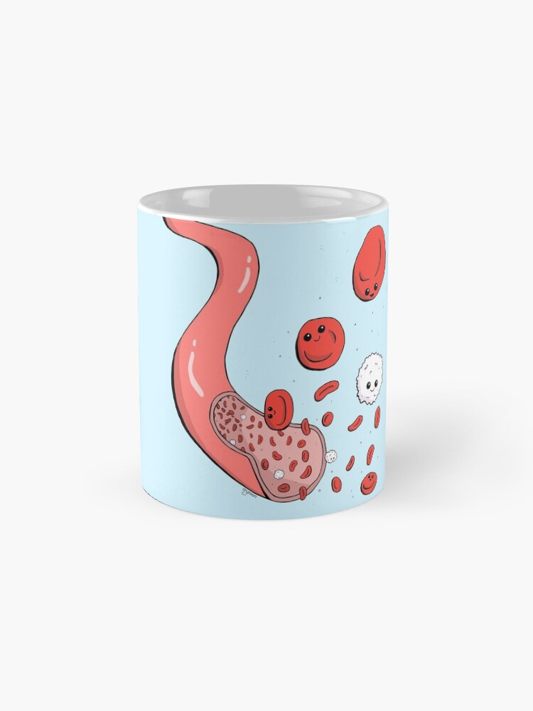 Vista alternativa de Taza Cute Blood Cells