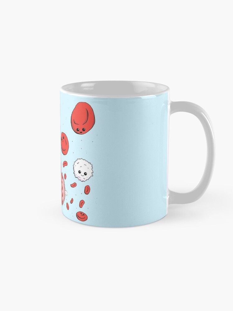 Vista alternativa de Taza Cute Blood Cells