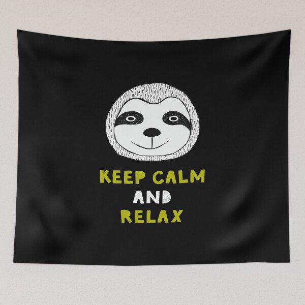 Item preview, Keep calm and relax designed and sold by Cute4nimals.