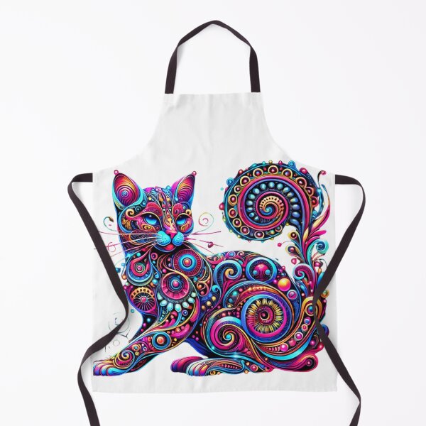 Item preview, Psychedelic Feline Majesty designed and sold by becauseturkey.