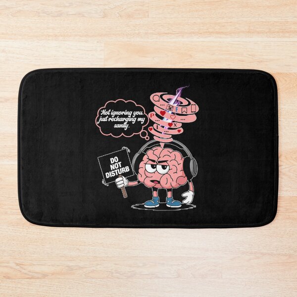 Item preview, Not ignoring you, just recharging my sanity.- FUNNY OVERSTIMULATED BRAIN - DO NOT DISTURB - RECHARCHING SANITY designed and sold by justyna-s28.
