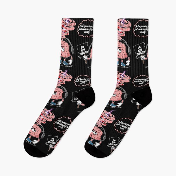 Item preview, Not ignoring you, just recharging my sanity.- FUNNY OVERSTIMULATED BRAIN - DO NOT DISTURB - RECHARCHING SANITY designed and sold by justyna-s28.