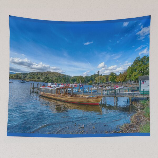 Item preview, Waterhead Pier Ambleside designed and sold by Alisonchambers2.
