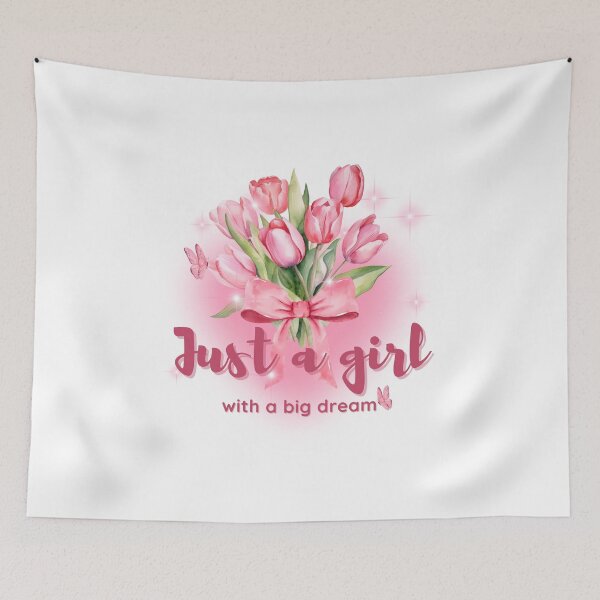 Item preview, Just a girl with a big dream designed and sold by ZerotwoStudio.