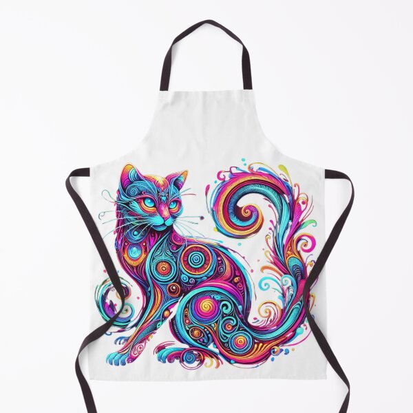 Item preview, Psychedelic Whirlwind Cat designed and sold by becauseturkey.
