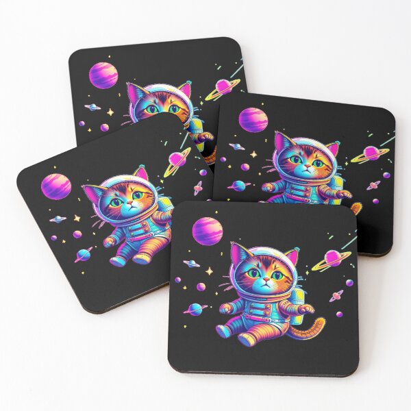 Item preview, Out Of This World Planet Space Astronaut Cat Adventure Intergalactic Art designed and sold by Kia Blaze.