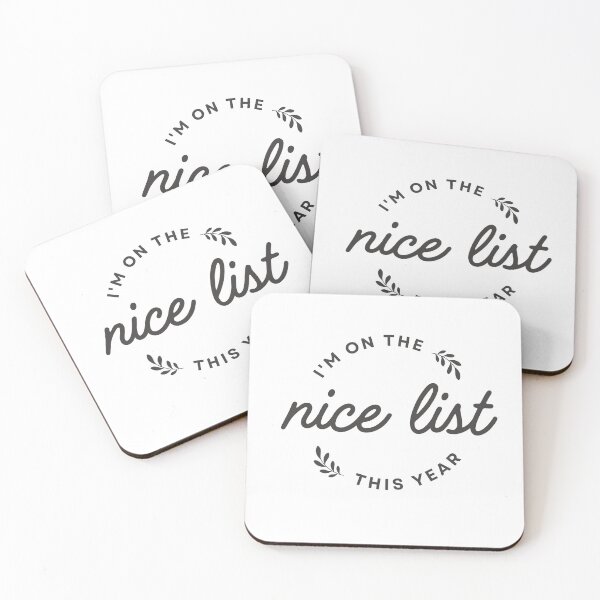 Item preview, I'm on the Nice List This Year designed and sold by foryourjoy.