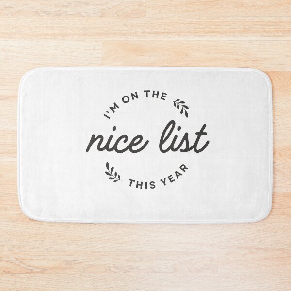 Item preview, I'm on the Nice List This Year designed and sold by foryourjoy.