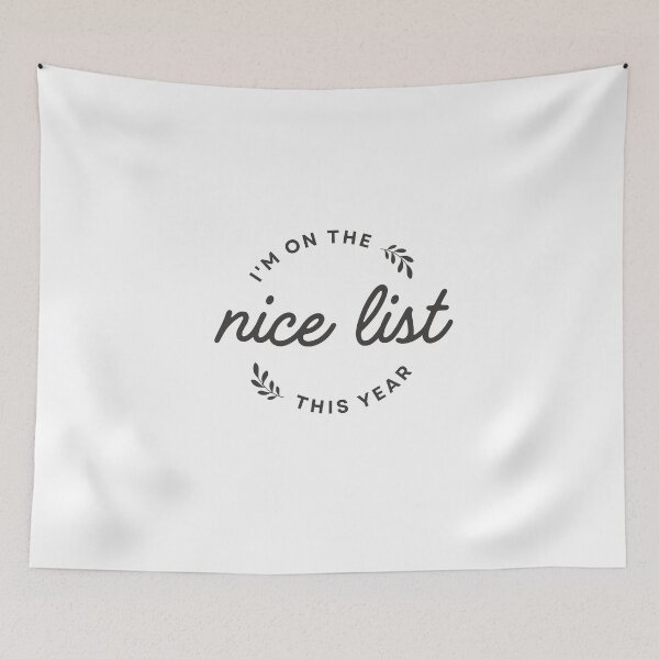 Item preview, I'm on the Nice List This Year designed and sold by foryourjoy.