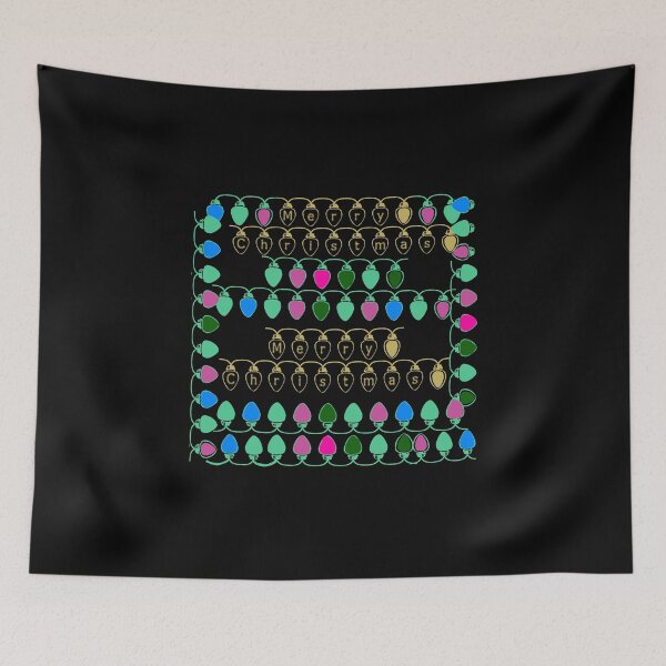 Item preview, Merry Christmas / Christmas Lights Merry Christmas Lights Pattern - Colorful Holiday Festive Design designed and sold by Victoria Rose.