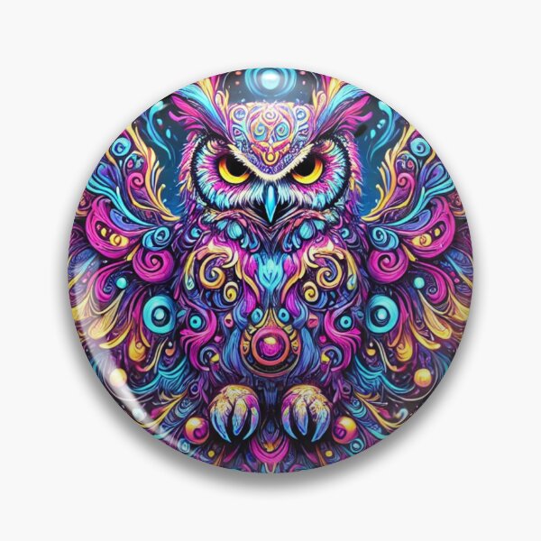 Item preview, Cosmic Owl of Radiance designed and sold by becauseturkey.
