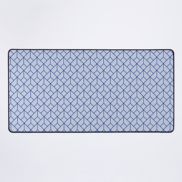 Item preview, Art Deco Pattern 12 - Dark Blue on Lavender Blue designed and sold by elektronen.